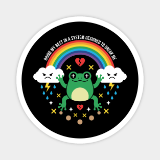 Mental Health Frog Magnet